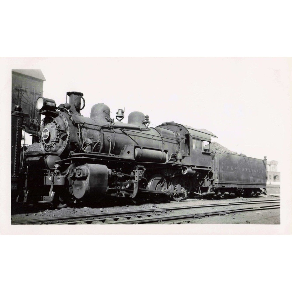 PRR Pennsylvania Railroad #2933 0-6-0 Steam Locomotive Photo Philadelphia PA